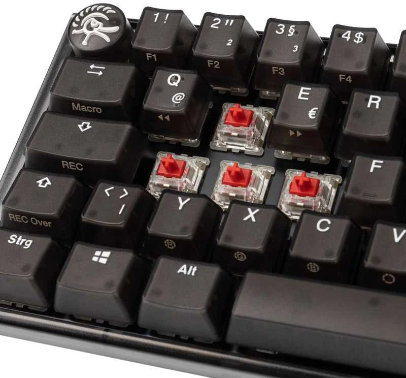 Klaviatūra Ducky One 3 Aura Juodas Mini MX-Raudona (DKON2161ST-RDEPDABAAAC1)