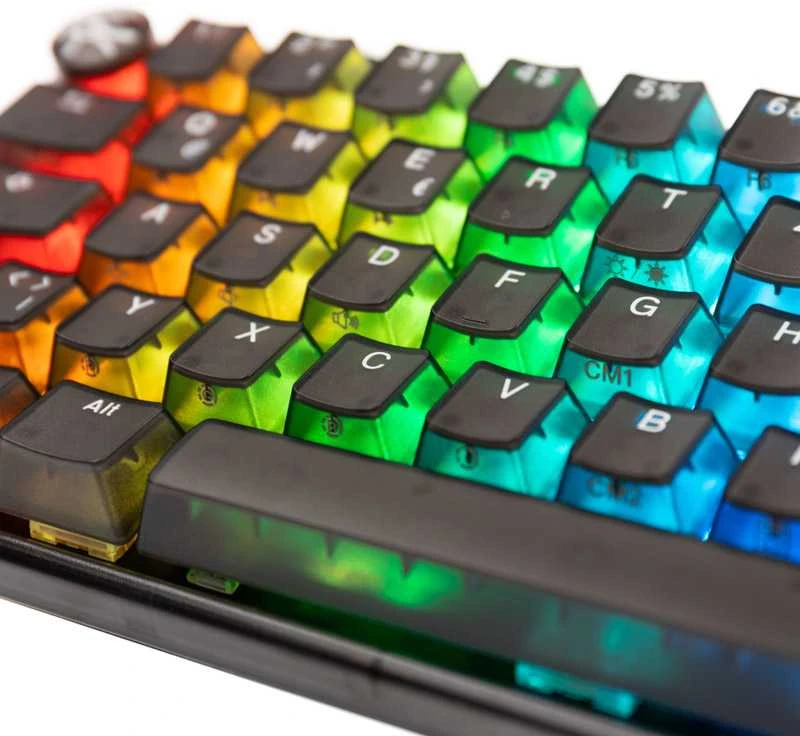 Ducky One 3 Aura Juodas SF Klaviatūra žaidimams, RGB LED - Gateron Baby Kangaroo