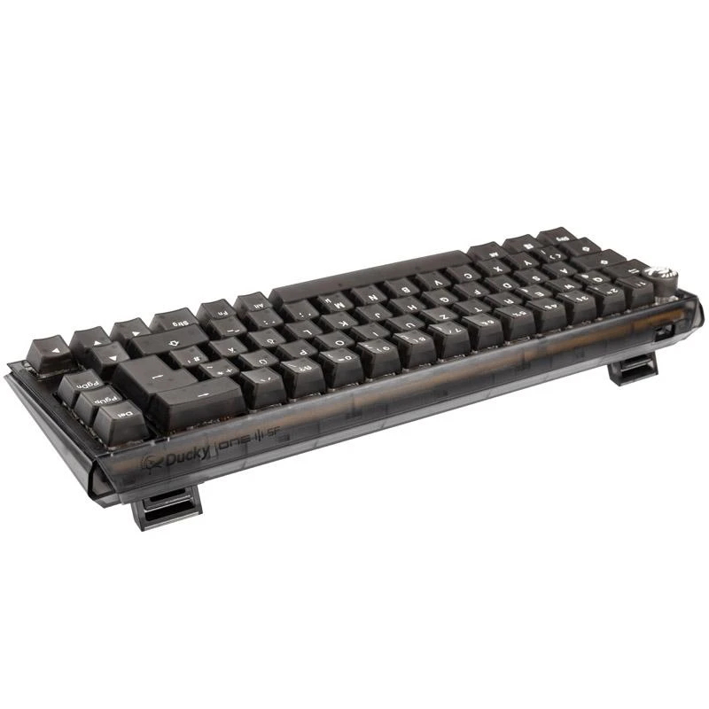 Mėlyna Ducky One 3 Aura Juodas SF Klaviatūra žaidimams, RGB LED - MX-Mėlyna