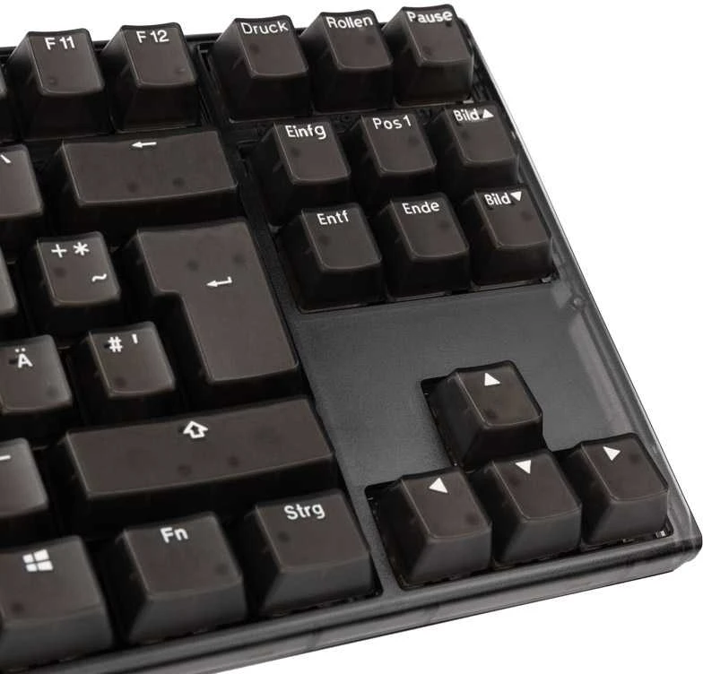 Ducky One 3 Aura Juodas TKL Klaviatūra žaidimams, RGB LED - MX-Silent-Raudona