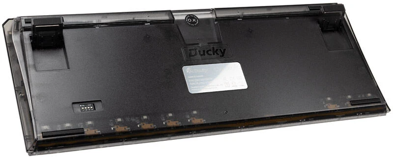 Ducky One 3 Aura Juodas TKL Klaviatūra žaidimams, RGB LED - MX-Silent-Raudona
