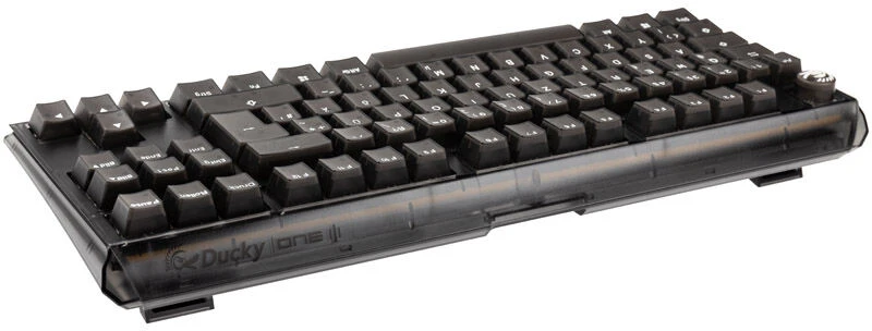Ducky One 3 Aura Juodas TKL Klaviatūra žaidimams, RGB LED - MX-Silent-Raudona