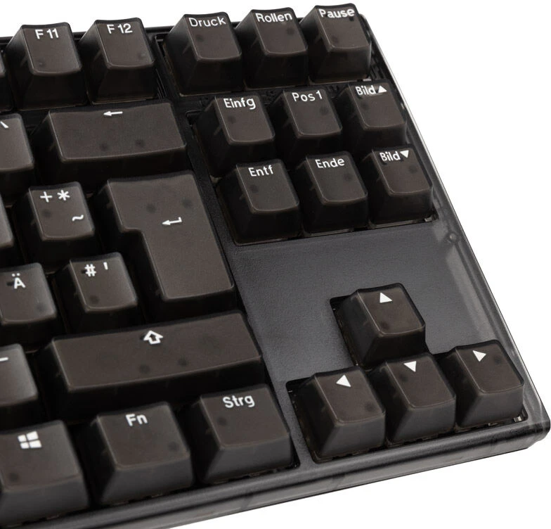 Ducky One 3 Aura Juodas TKL Klaviatūra žaidimams, RGB LED - MX-Silent-Raudona