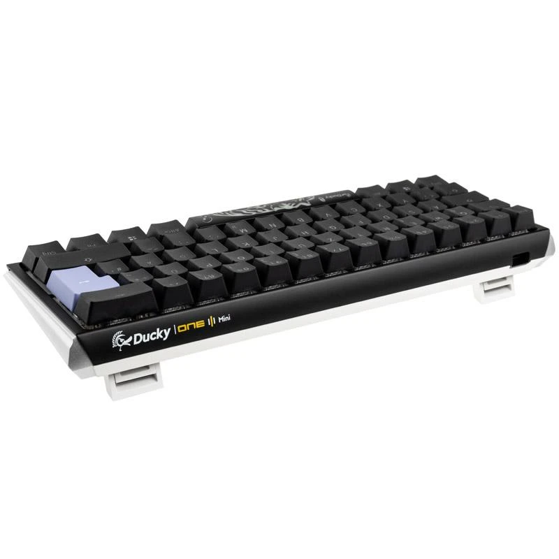Ducky One 3 Classic Mini klaviatūra Gaming USB Niemiecki Juodas, Baltas