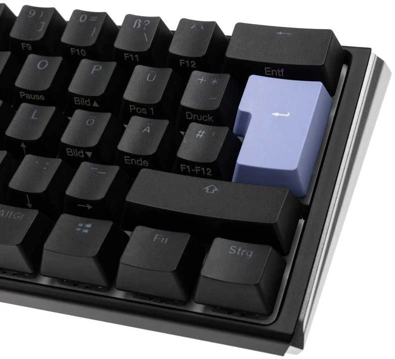 Ducky One 3 Classic Mini klaviatūra Gaming USB Niemiecki Juodas, Baltas