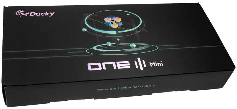 Ducky One 3 Classic Mini klaviatūra Gaming USB Niemiecki Juodas, Baltas
