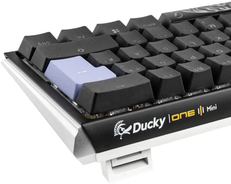 Ducky One 3 Classic Mini klaviatūra Gaming USB Niemiecki Juodas, Baltas