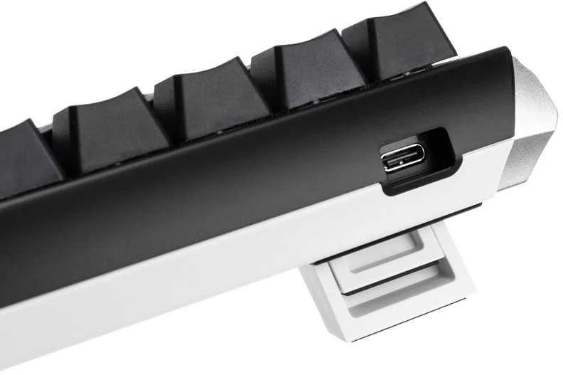 Ducky One 3 Classic Mini klaviatūra Gaming USB Niemiecki Juodas, Baltas