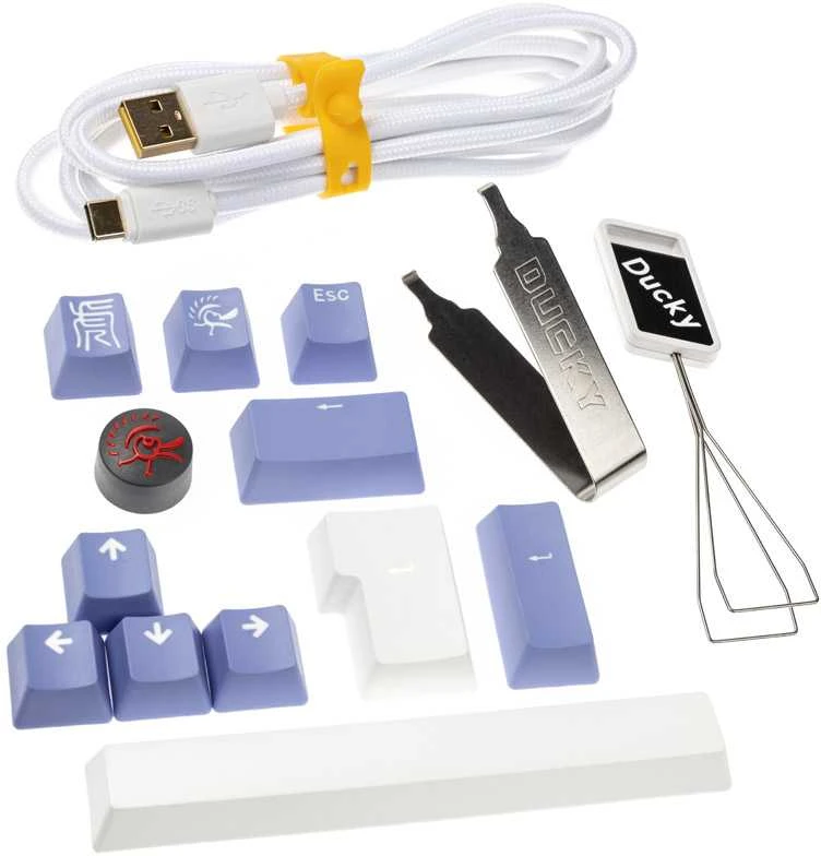 Klaviatūra Ducky One 3 Classic Mini MX-Raudona Baltas (DKON2161ST-RDEPDPWWWSC1)