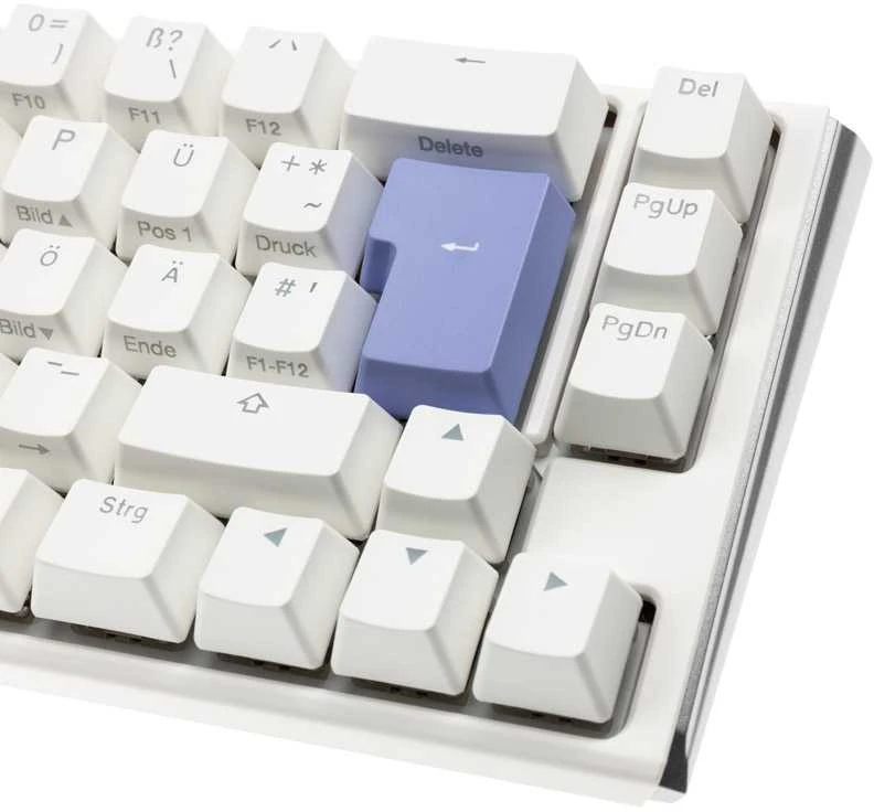 Ducky One 3 Classic Pure Baltas SF Klaviatūra žaidimams, RGB LED - MX-Juodas