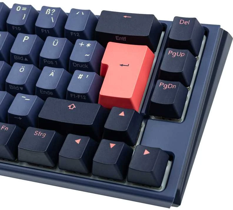 Mėlyna Ducky One 3 Cosmic Mėlyna SF Klaviatūra žaidimams, RGB LED - MX-Speed-Sidabrinis