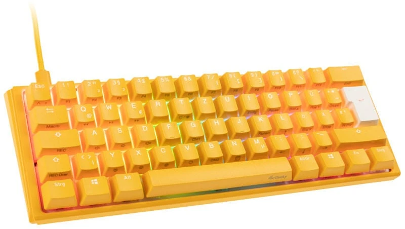 Klaviatūra Ducky One 3 Geltona Mini Cherry MX Raudona (DKON2161ST-RDEPDYDYYYC1)