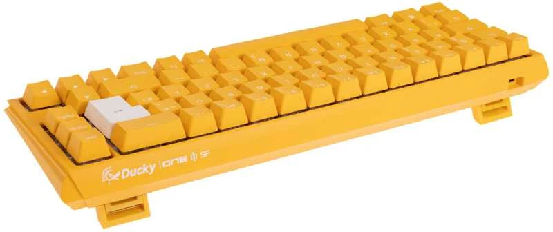 Ducky One 3 Geltona SF Klaviatūra žaidimams, RGB LED - MX-Clear