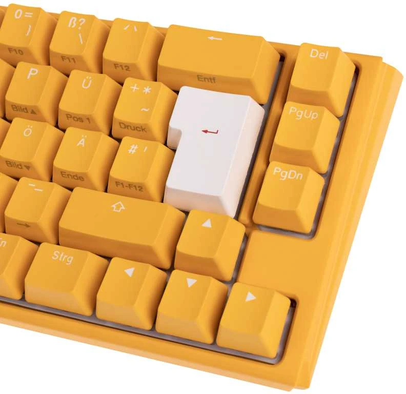 Ducky One 3 Geltona SF Klaviatūra žaidimams, RGB LED - MX-Clear
