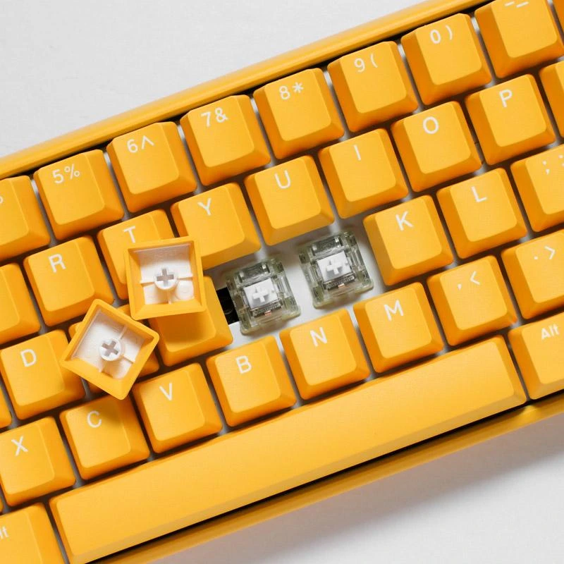 Ducky One 3 Geltona SF Klaviatūra žaidimams, RGB LED - MX-Clear