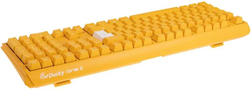 Ducky One 3 Geltona Klaviatūra žaidimams, RGB LED - MX-Clear