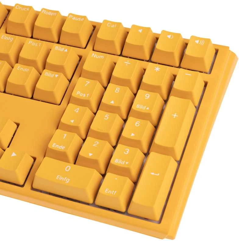 Ducky One 3 Geltona Klaviatūra žaidimams, RGB LED - MX-Raudona