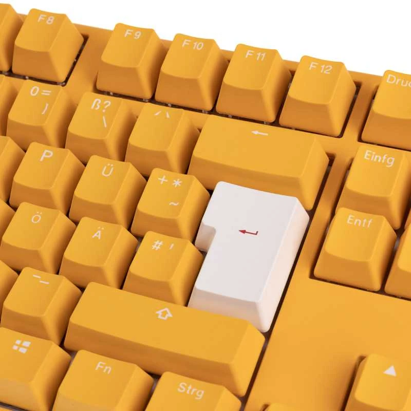 Ducky One 3 Geltona Klaviatūra žaidimams, RGB LED - MX-Raudona