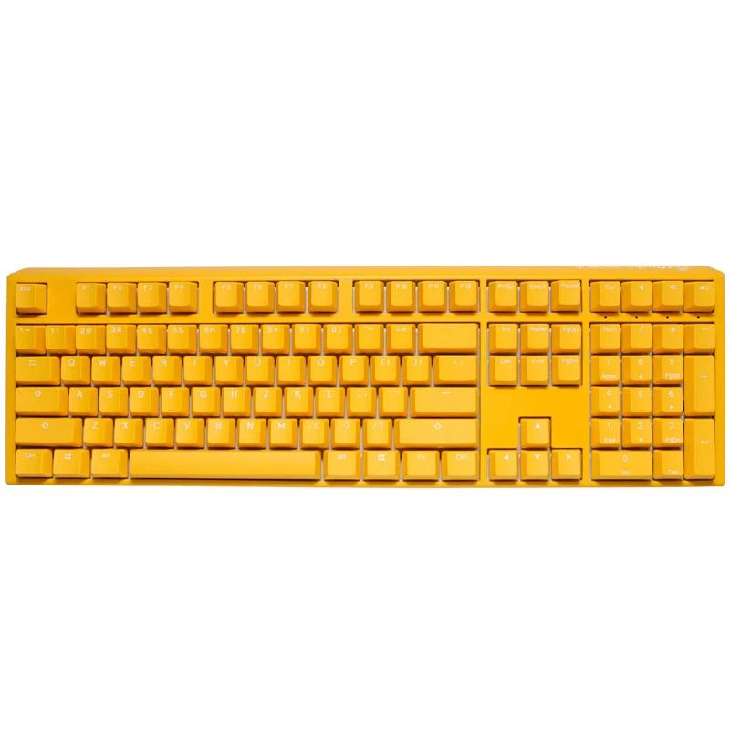 Ducky One 3 Geltona Klaviatūra žaidimams, RGB LED - MX-Clear
