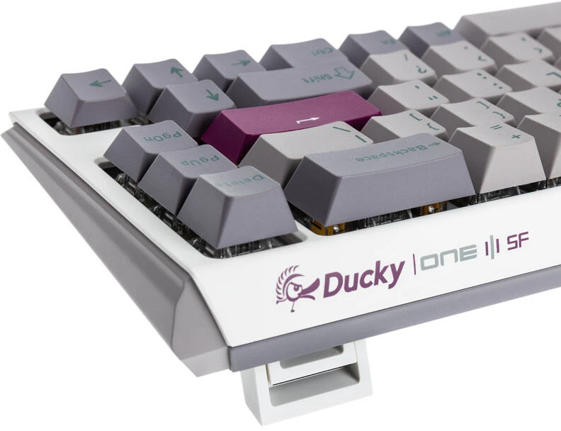 Klaviatūra Ducky One 3 Mist Pilkas MX-Raudona (US)