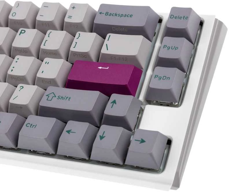 Klaviatūra Ducky One 3 Mist Pilkas MX-Raudona (US)