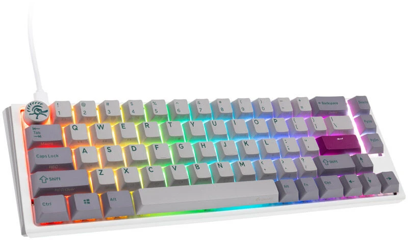 Klaviatūra Ducky One 3 Mist Pilkas MX-Raudona (US)