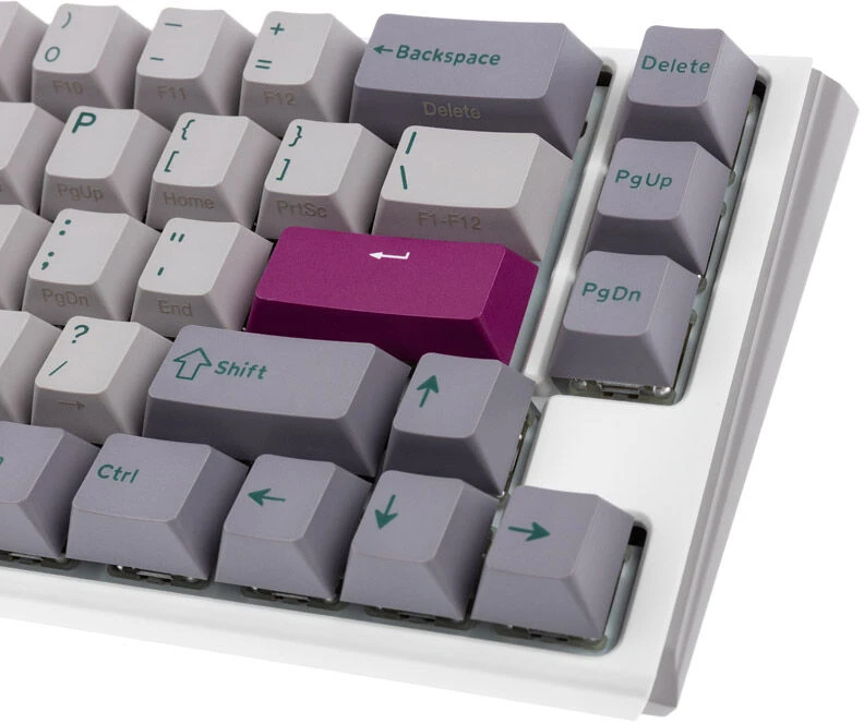 Klaviatūra Ducky One 3 Mist Pilkas MX-Raudona (US)