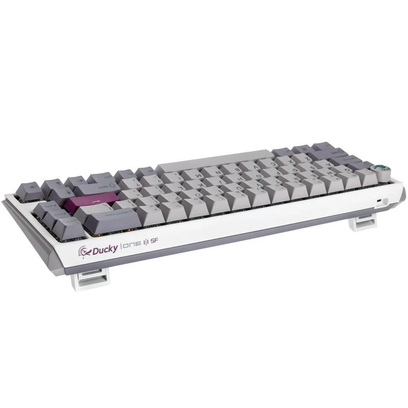 Klaviatūra Ducky One 3 Mist Pilkas MX-Raudona (US)
