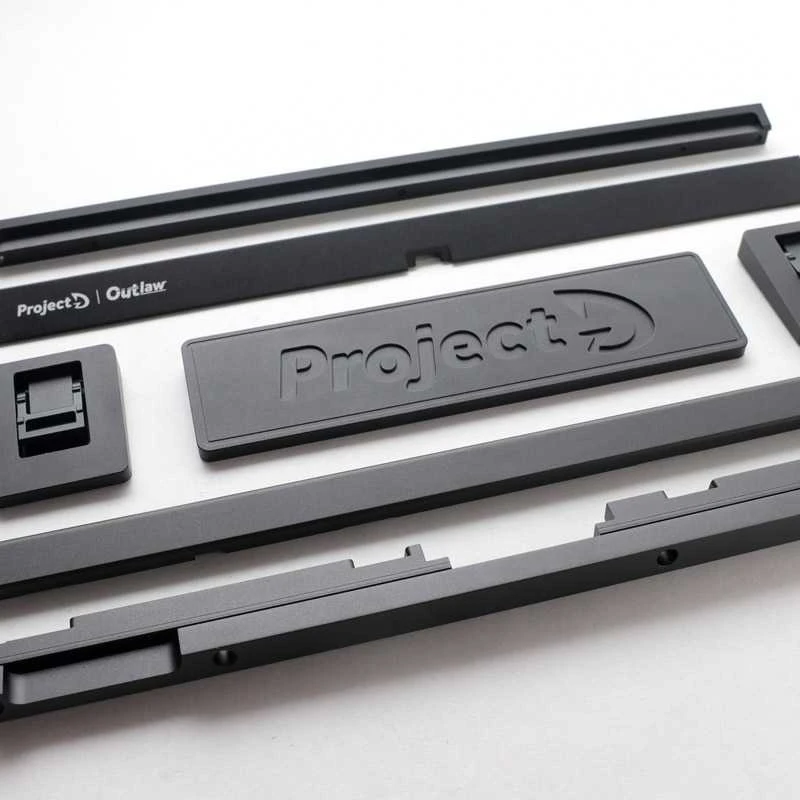 Ducky Outlaw 65 žaidimų klaviatūra, Barebone – juodas ISO išdėstymas
