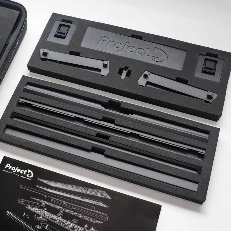 Ducky Outlaw 65 žaidimų klaviatūra, Barebone – juodas ISO išdėstymas
