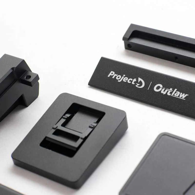 Ducky Outlaw 65 žaidimų klaviatūra, Barebone – juodas ISO išdėstymas
