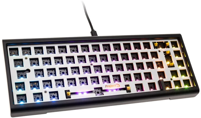 Ducky Tinker 65 Barebone Klaviatūra žaidimams, RGB - juodas (ISO-DE)