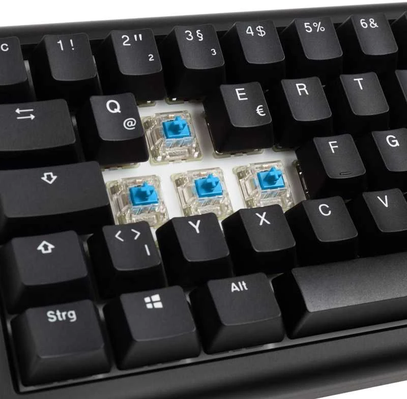 Ducky Tinker 65 RGB Klaviatūra žaidimams - MX-Mėlyna (ISO-DE)