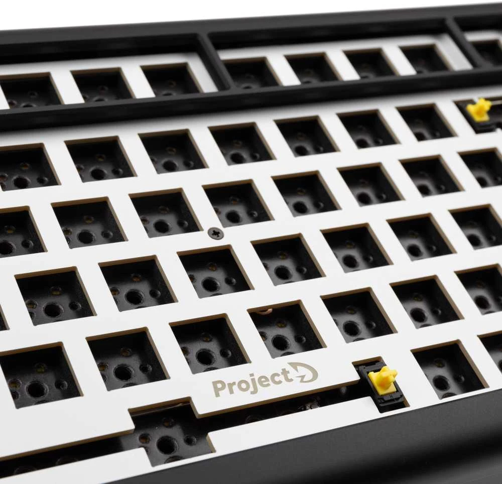 Ducky Tinker 75 Barebone žaidimų klaviatūra, RGB – juodos spalvos ANSI išdėstymas