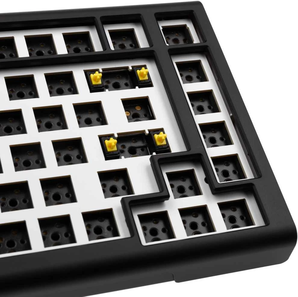 Ducky Tinker 75 Barebone žaidimų klaviatūra, RGB – juodos spalvos ANSI išdėstymas