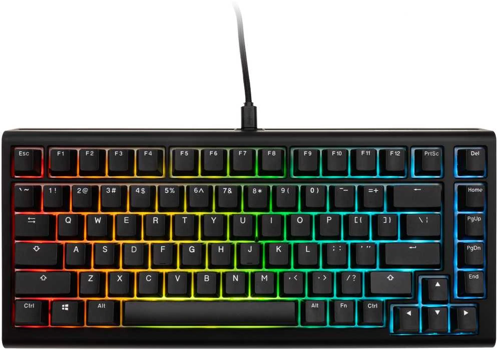 Ducky Tinker 75 Klaviatūra žaidimams, RGB, juodas - MX-Raudona (ANSI)