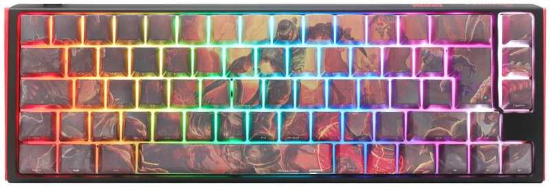 Mėlyna Ducky x Doom One 3 SF Klaviatūra žaidimams, RGB LED - MX-Mėlyna