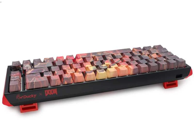 Mėlyna Ducky x Doom One 3 SF Klaviatūra žaidimams, RGB LED - MX-Mėlyna