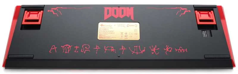 Mėlyna Ducky x Doom One 3 SF Klaviatūra žaidimams, RGB LED - MX-Mėlyna