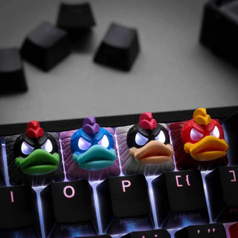 Klaviatūra Ducky x Karštųjų klavišų projektas Ducky Lygos klavišų dangtelis – Raketa