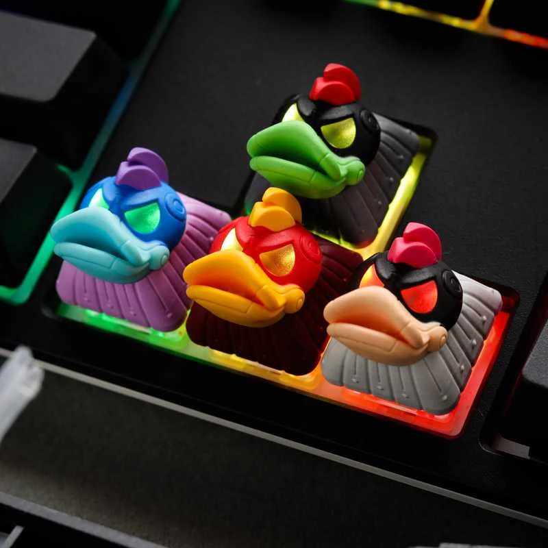 Klaviatūra Ducky x Karštųjų klavišų projektas Ducky Lygos klavišų dangtelis – Raketa