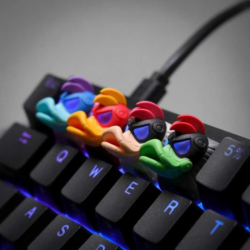Klaviatūra Ducky x Karštųjų klavišų projektas Ducky Lygos klavišų dangtelis – Raketa