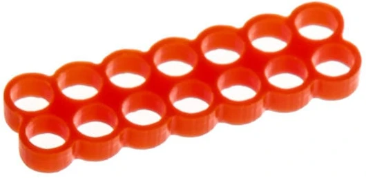 RAM E22 14-Slot Stealth Cable Šukos – raudonos spalvos
