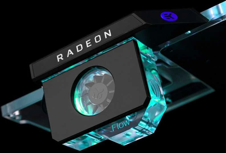 Ek Water Blocks Ek Vanduo Blocks EK Vanduo Blocks EK-Quantum skaliarinis srauto matuoklis, iš viršaus į apačią, D-RGB, juodas