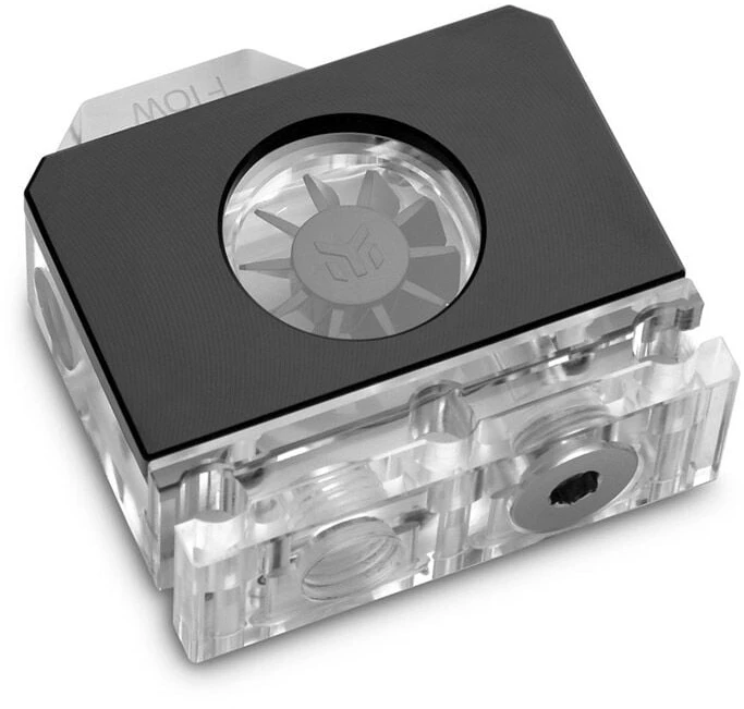 Ek Water Blocks Ek Vanduo Blocks EK Vanduo Blocks EK-Quantum Scalar Flowmeter Bottom-To-Top D-RGB – Juodas