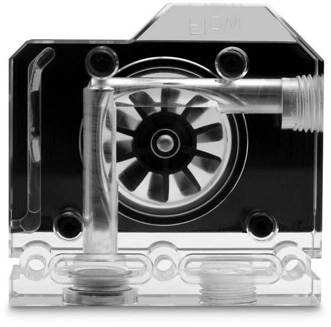 Ek Water Blocks Ek Vanduo Blocks EK Vanduo Blocks EK-Quantum Scalar Flowmeter Bottom-To-Top D-RGB – Juodas