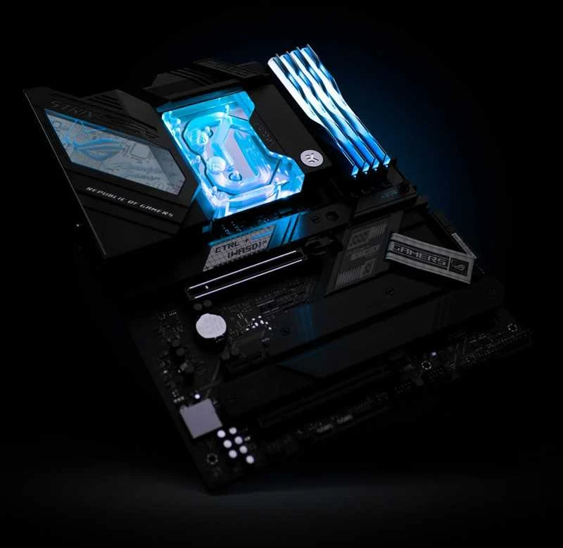 Ek Water Blocks EK vandens blokai EK Vanduo blokai EK-Quantum Velocity² D-RGB ® 1700, nikelis + akrilas