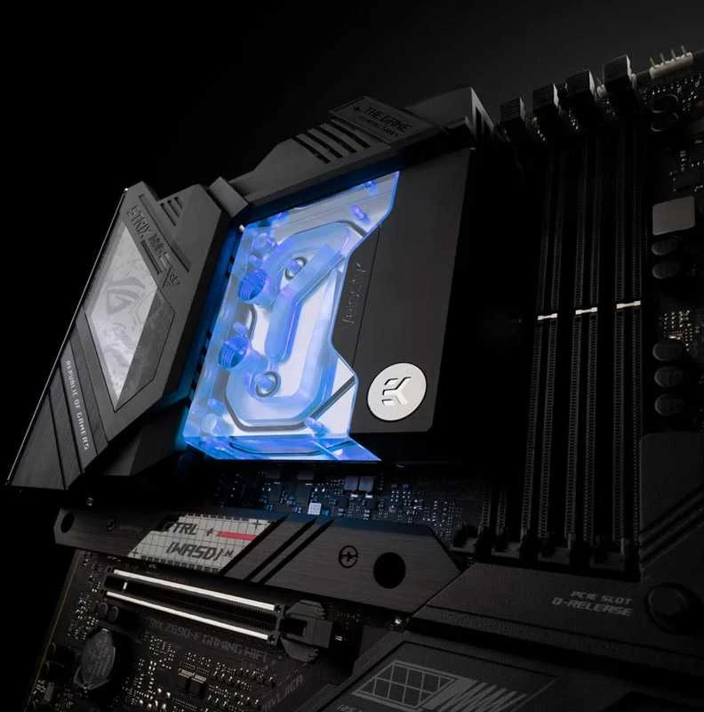 Ek Water Blocks EK vandens blokai EK Vanduo blokai EK-Quantum Velocity² D-RGB ® 1700, nikelis + akrilas