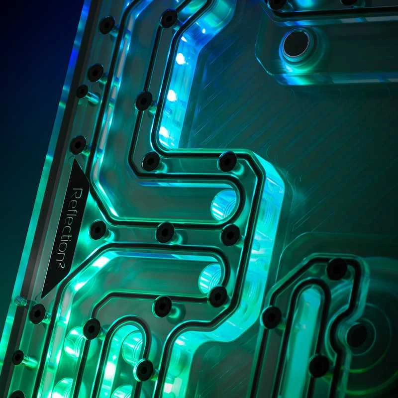 Ek Water Blocks Ek Vanduo Blocks EK vandens blokai EK-Quantum Reflection² PC-O11D EVO D5 PWM D-RGB - akrilas
