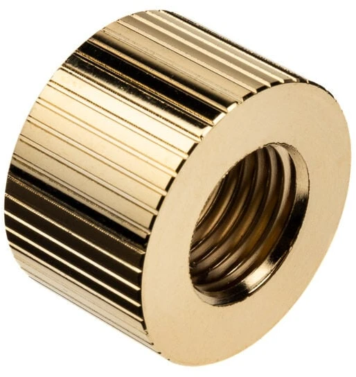 Ek Water Blocks Ek Vanduo Blocks EK Vanduo Blocks EK-Quantum Torque G1/4 Inch Extension Straight FF 14 – auksinis